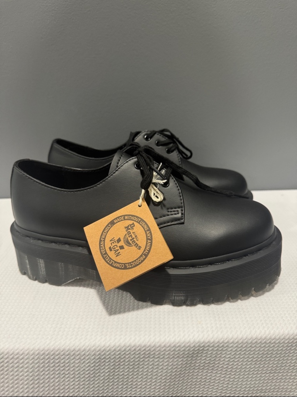 NWT Vegan Dr. Martens 1461 Platform Oxford Shoes Women’s US 8 UK 6 NEW